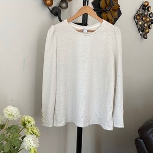 Liz Claiborne Womens Crew Neck Long Sleeve Sweatshirt